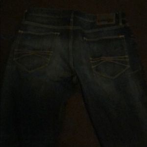 2 jeans luck jean and express jeans  and pole